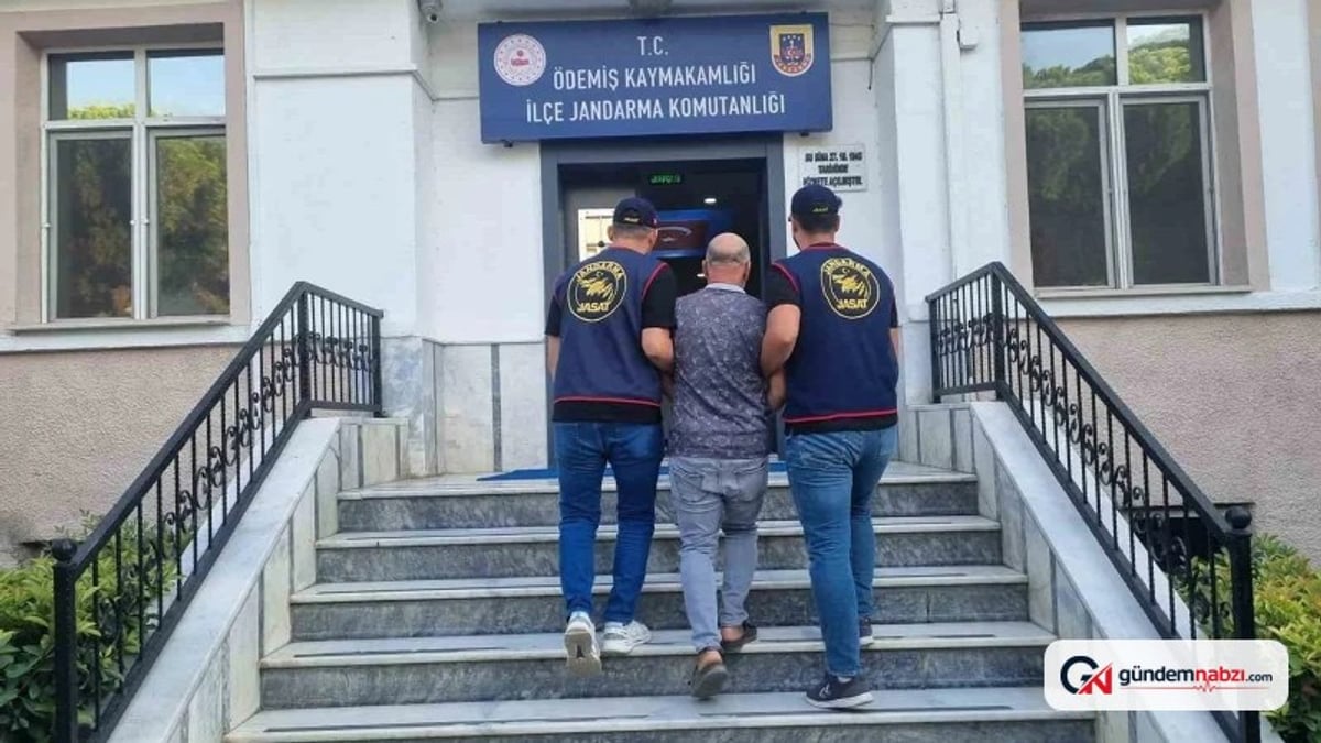 Hakkında 8 yıl hapis cezası bulunan H.S. İzmir Ödemiş'te yakalandı