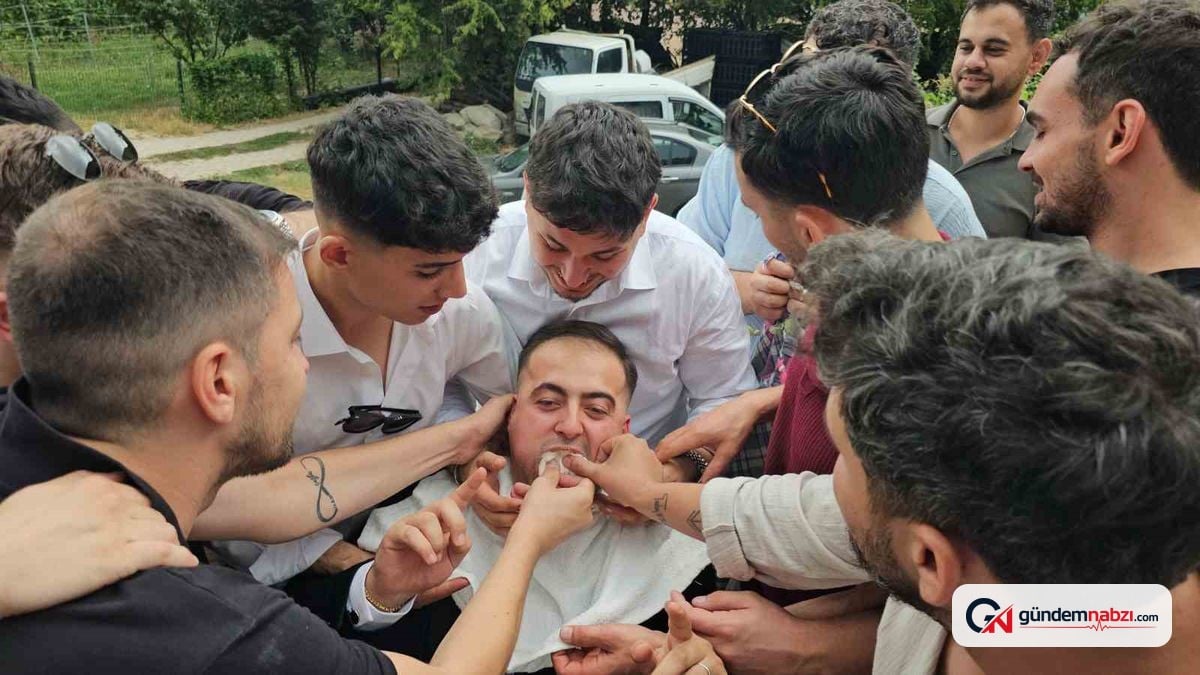 Bursa Kestel'de gelenek gelin arabasını 4 saatte 200 metre götürdü