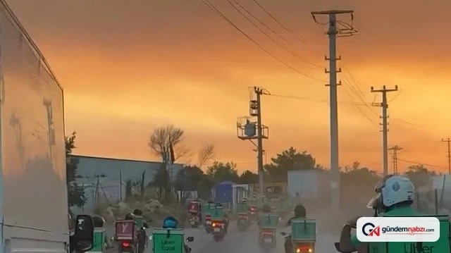 Antalya'da motokuryeler yangın bölgesine yardım konvoyu yaptı