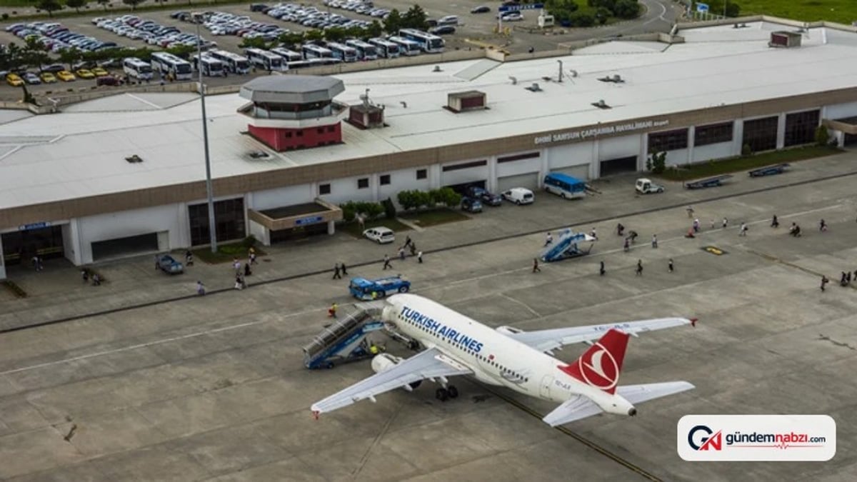 DHM açıkladı: Samsun Çarşamba Havalimanı milyonlarca yolcuya hizmet verdi