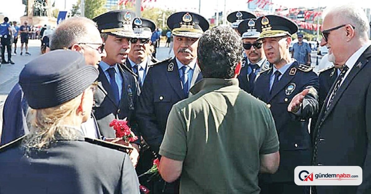 Zabıta Teşkilatı’nın 200. yılı kutlamasında karanfil dağıtımı engellendi