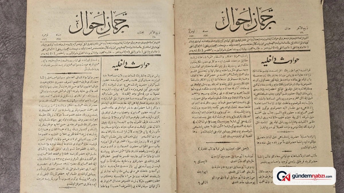 Tercüman-ı Ahval arşivi Yozgat'ta dijitalleşiyor