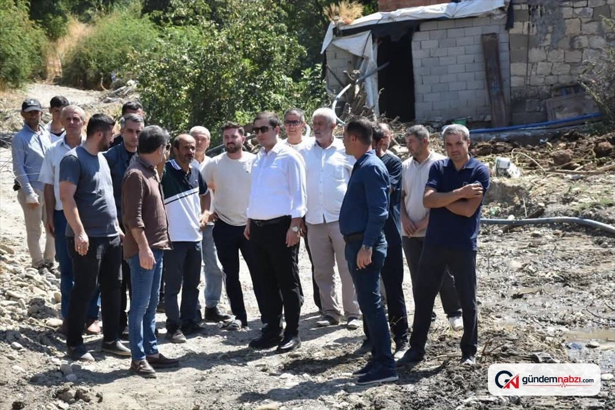 Batman'ın Sason ilçesinde köy yolları betonla kaplanıyor