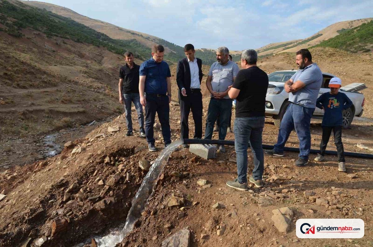 Kaymakam Demirer köylerdeki altyapı çalışmalarını inceledi