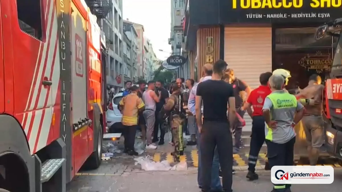 Bakırköy'de Otel yangını: 12 yaralı