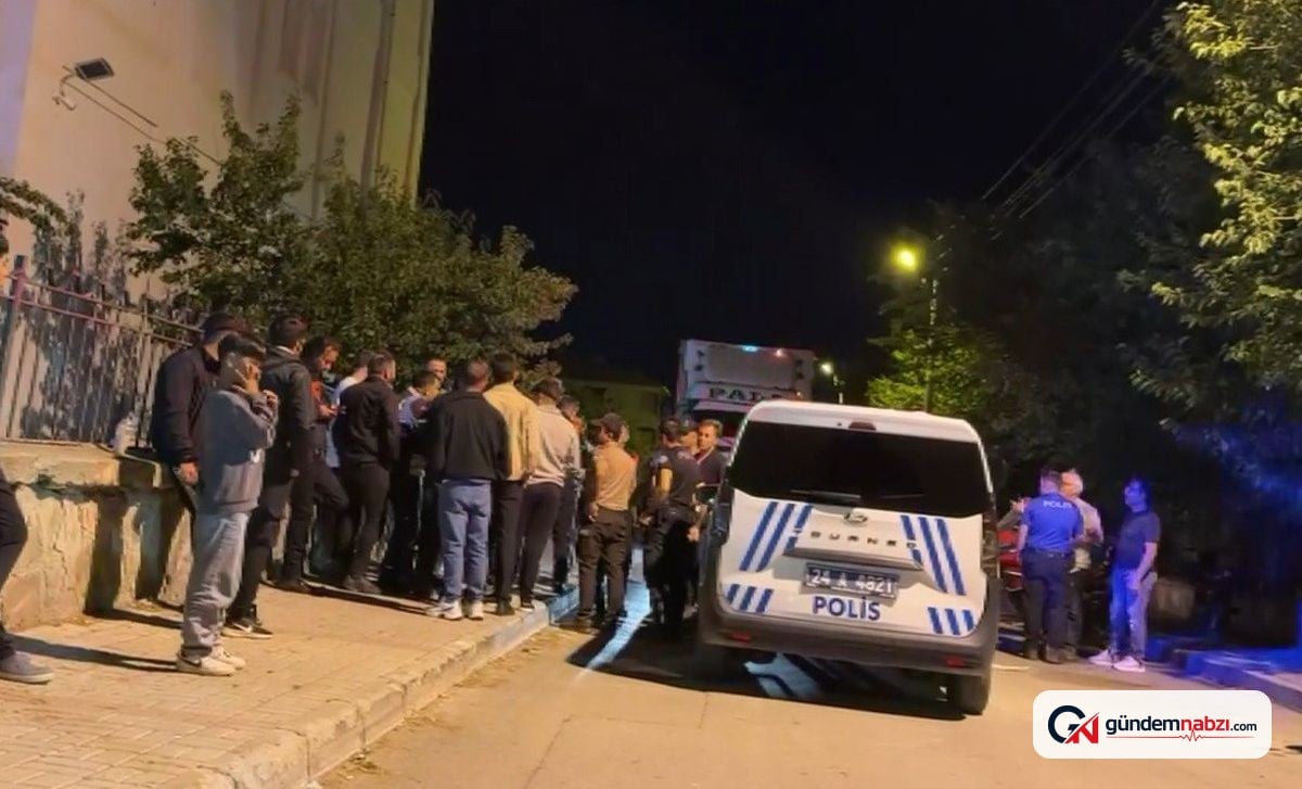 Erzincan'da motosikletli grup ile okul idarecileri tartıştı