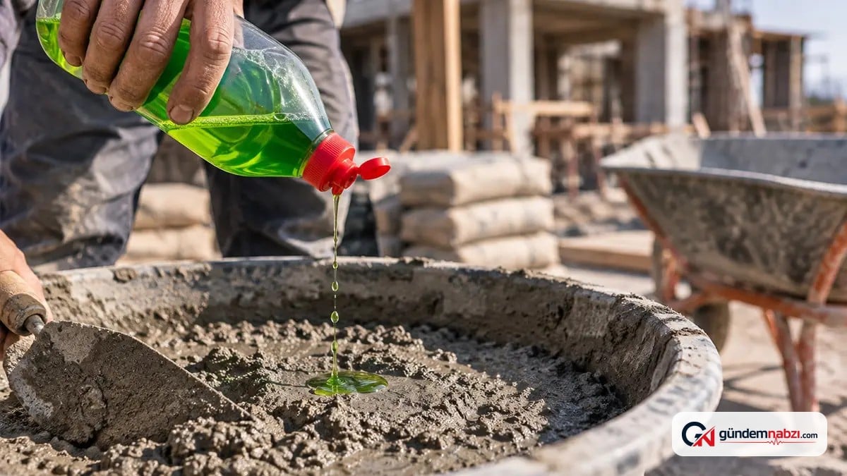 Beton harcına deterjan eklemek dayanımı düşürüyor