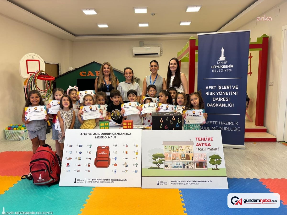 İzmir Büyükşehir 3 bin 520 çocuğa afet eğitimi verdi
