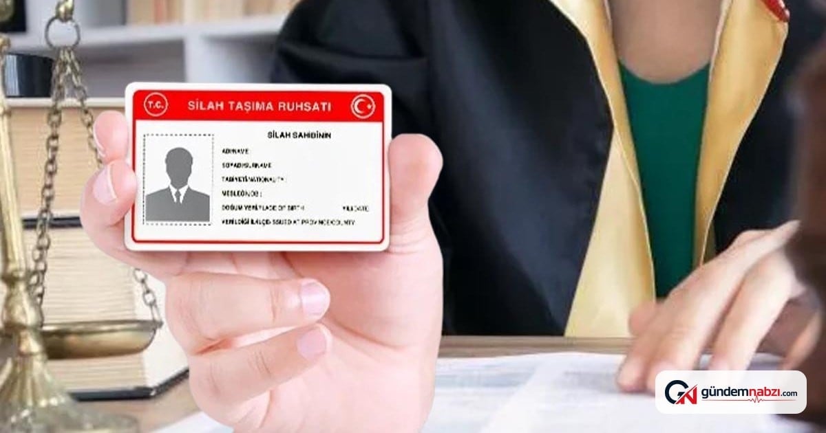 Avukatların silah ruhsatı ücretlerine yeni düzenleme geliyor
