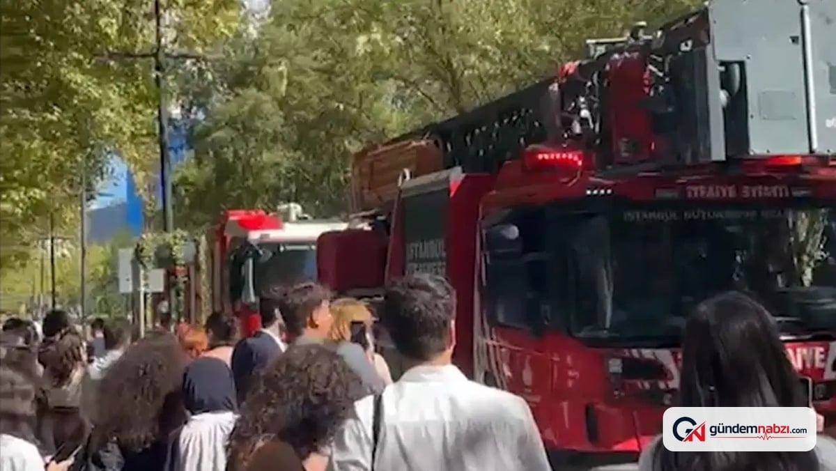 İTÜ Ayazağa kampüsünde fast food şubesinde yangın çıktı