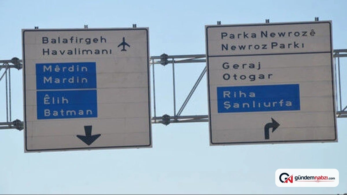 Diyarbakır'da iki dilli tabela uygulaması tepki çekti