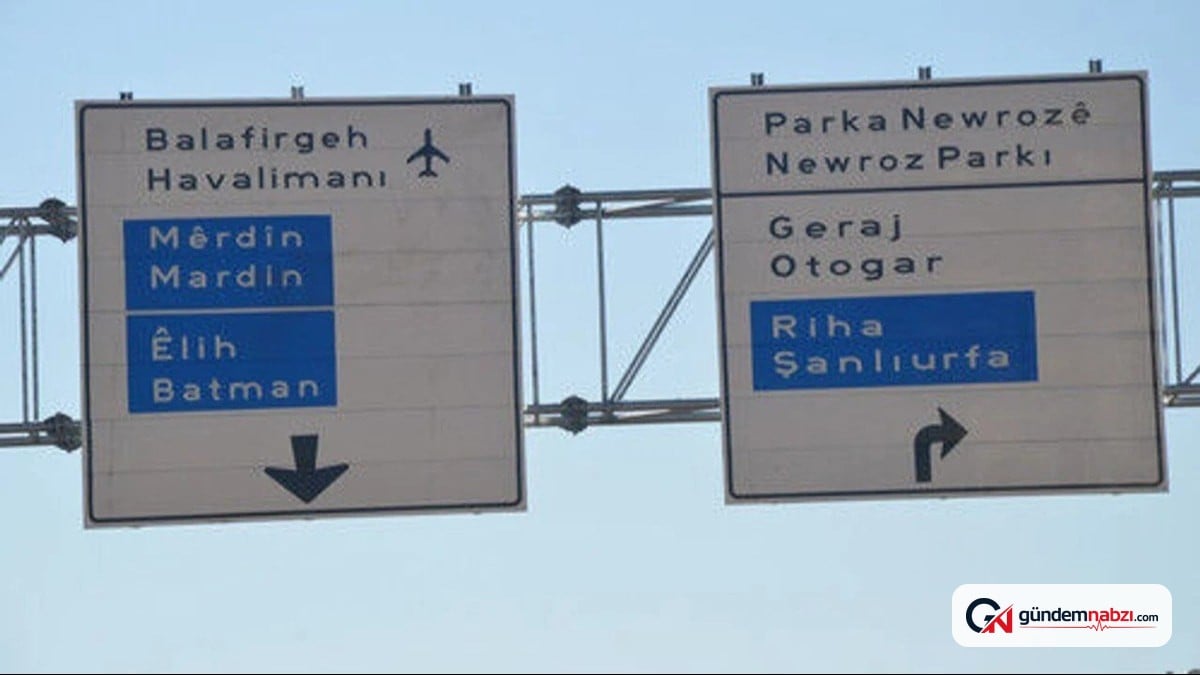 Diyarbakır'da iki dilli tabela uygulaması tepki çekti