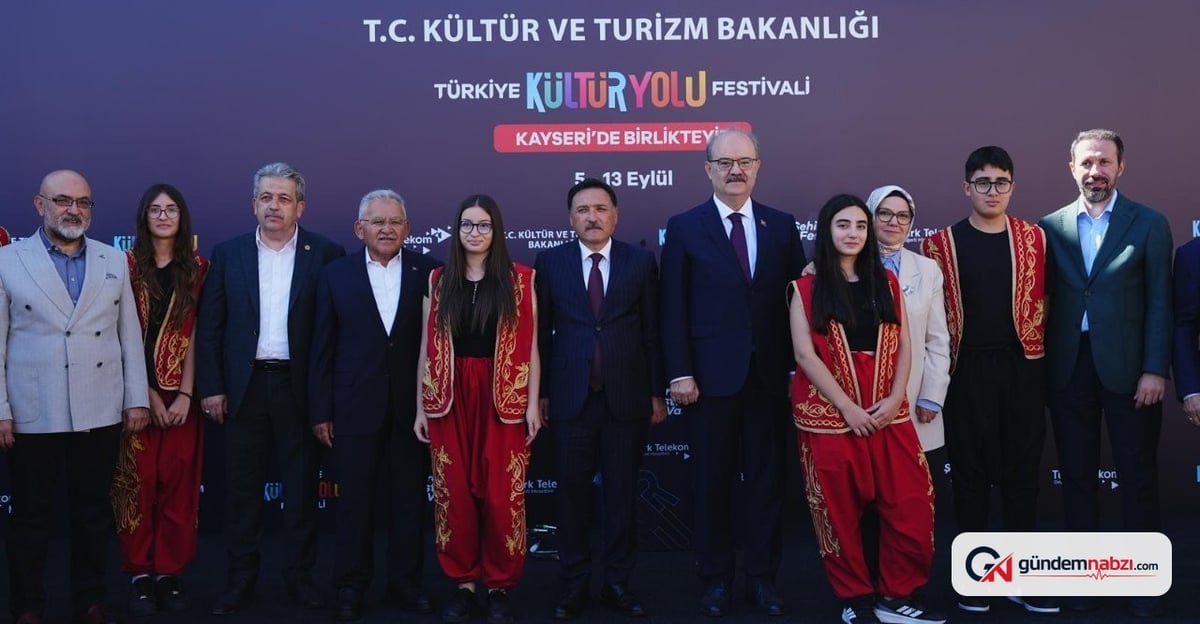 Kayseri'de Türkiye kültür yolu festivali başladı