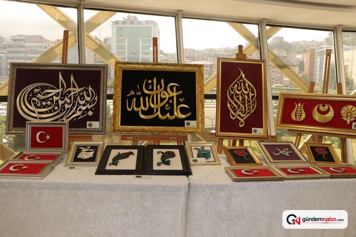 Rize'de el sanatları sergisi açıldı