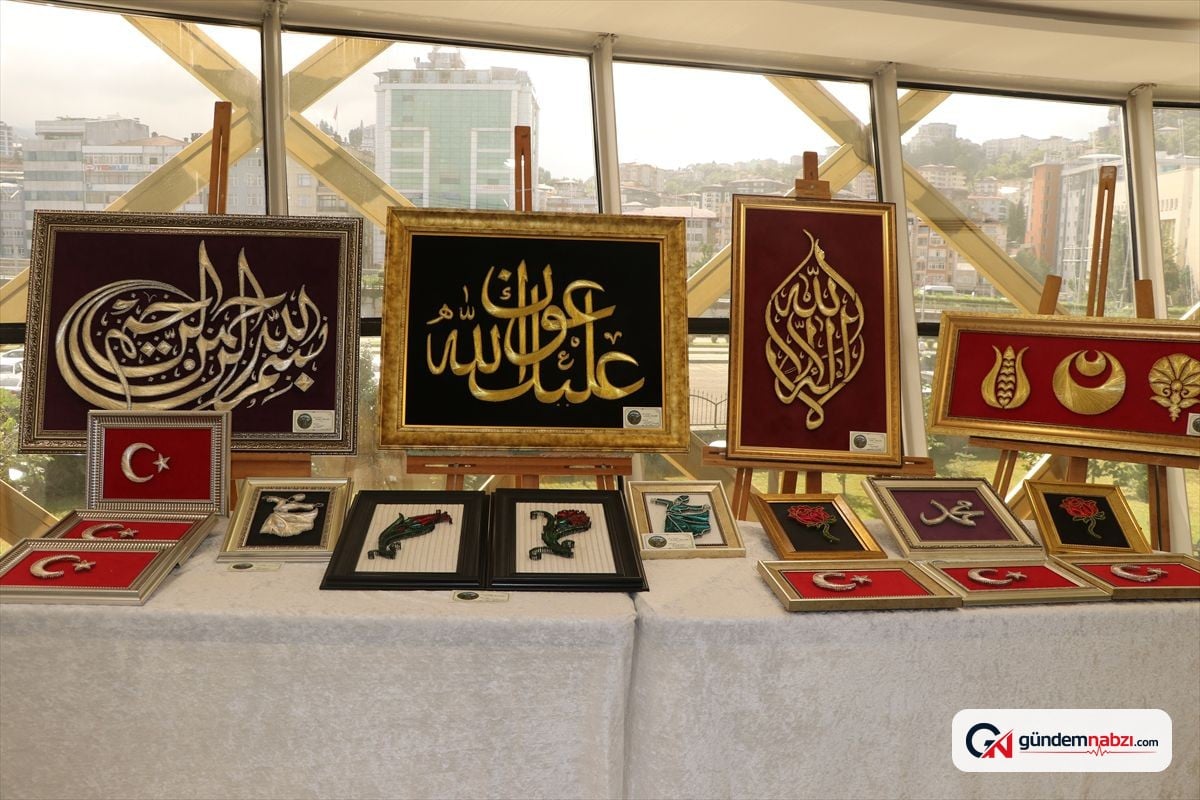 Rize'de el sanatları sergisi açıldı