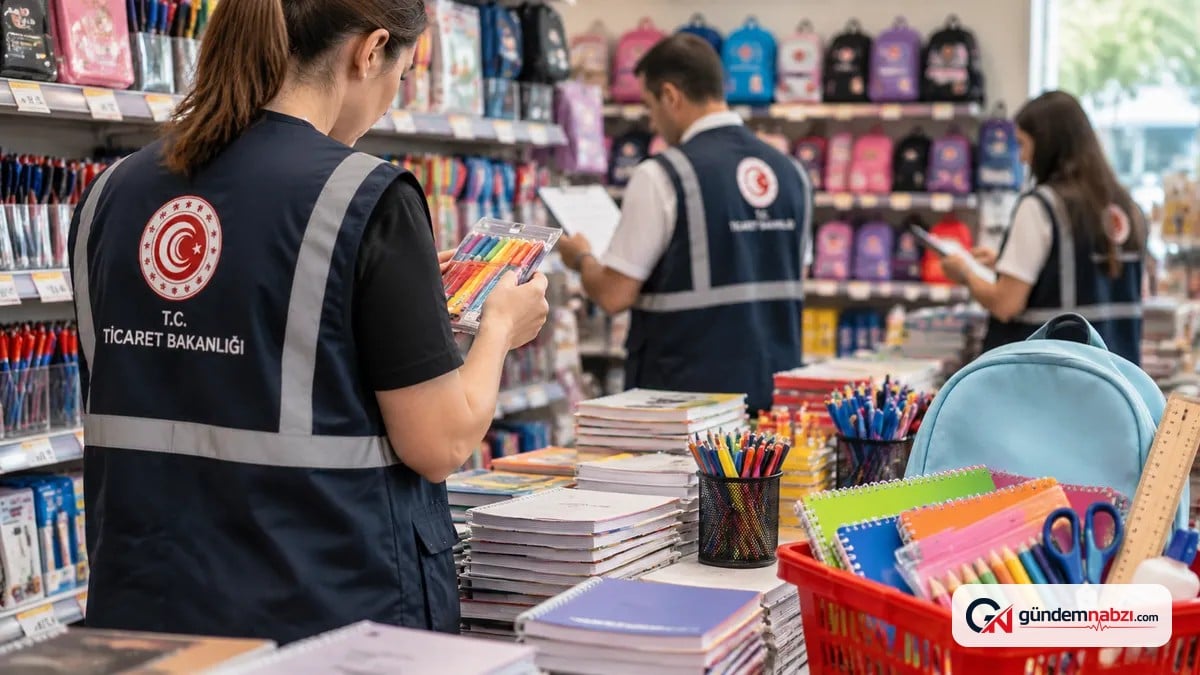 Kırtasiye ürünleri denetimden geçiyor