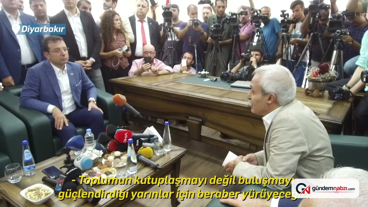 Ekrem İmamoğlu'ndan Selçuk Mızraklı ve Diyarbakır mesajı