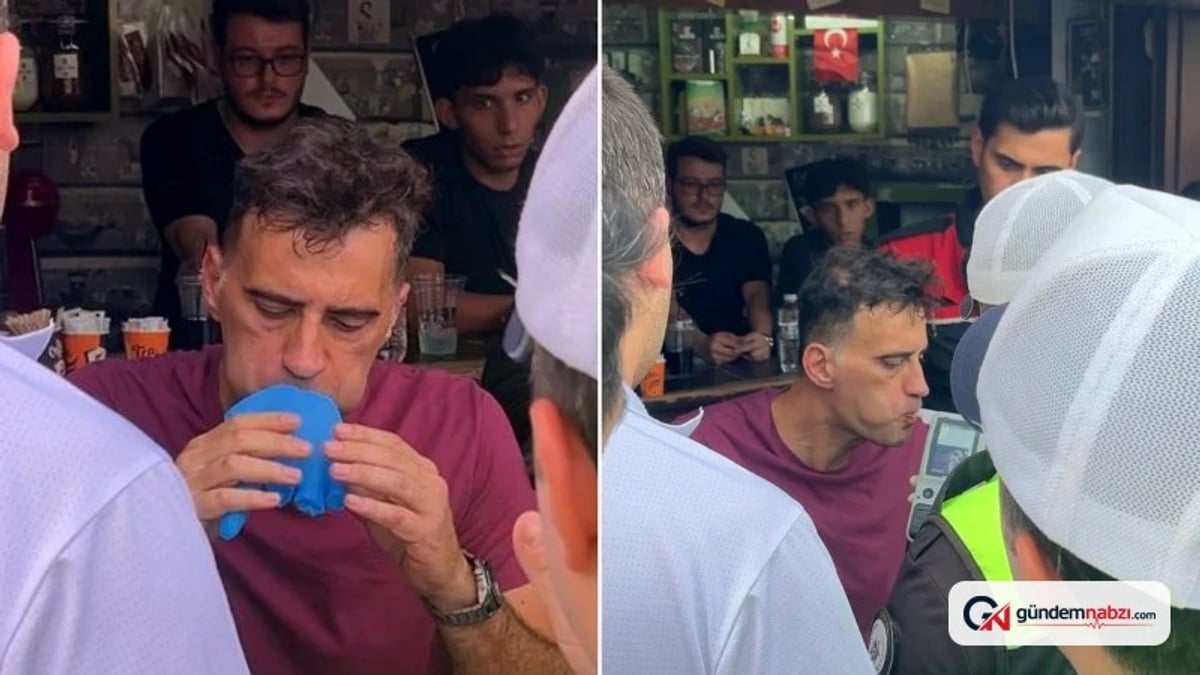 Edirne'de sürücü alkometreyi içti, alkol çıkmadı