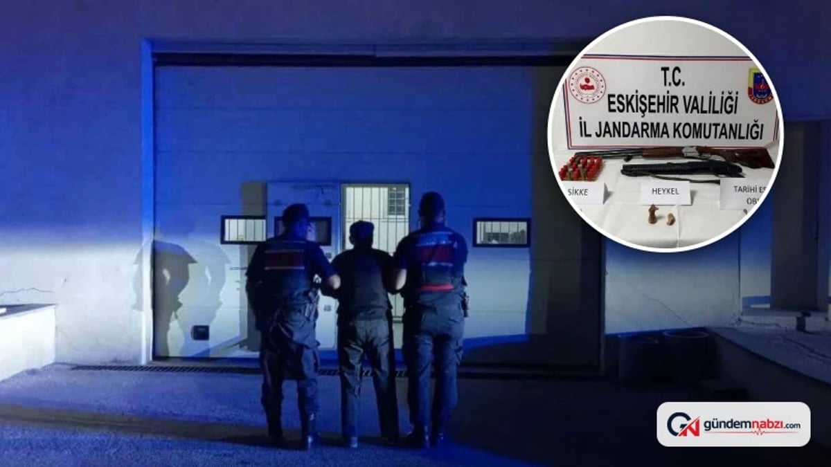 Eskişehir'de 'Anadolu Mirası' operasyonunda bir kişi tutuklandı
