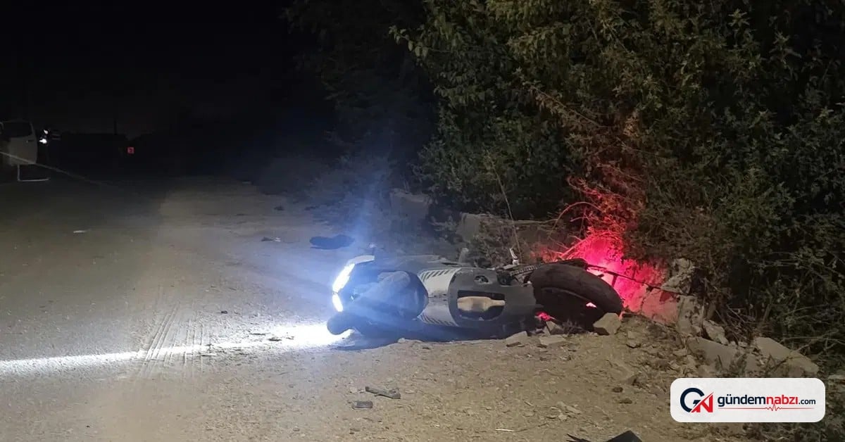 Gaziantep Karkamış'ta motosiklet devrildi, 2 kardeş öldü