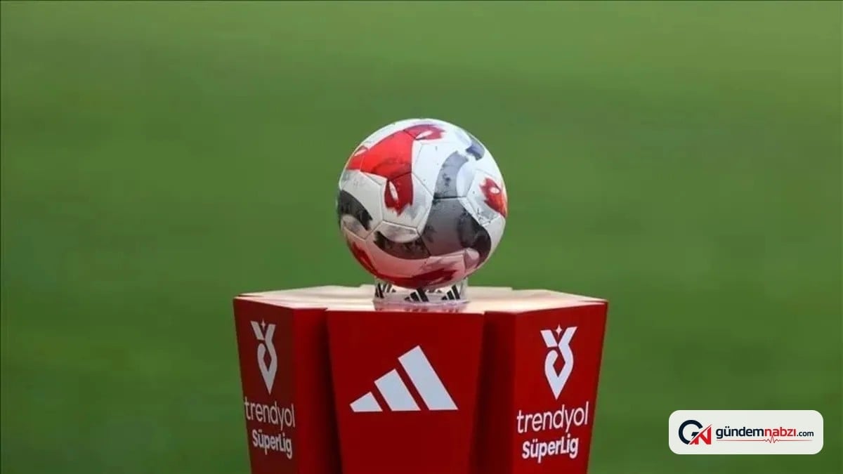 Süper Lig'de 4. hafta programı ve hakemleri açıklandı