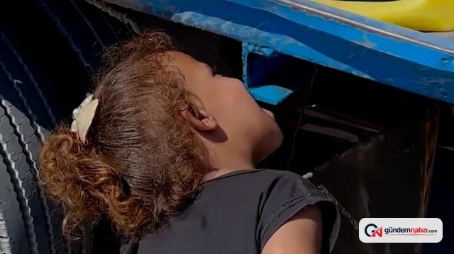 Gazze'de su krizi: Çocuk sızdıran tankerin başında bekledi