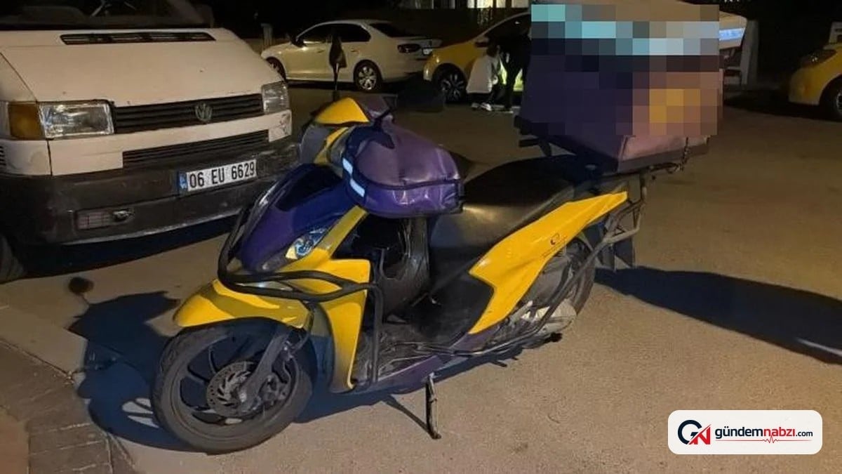 Bolu'da taksi ile motosiklet çarpıştı, moto kurye yaralandı