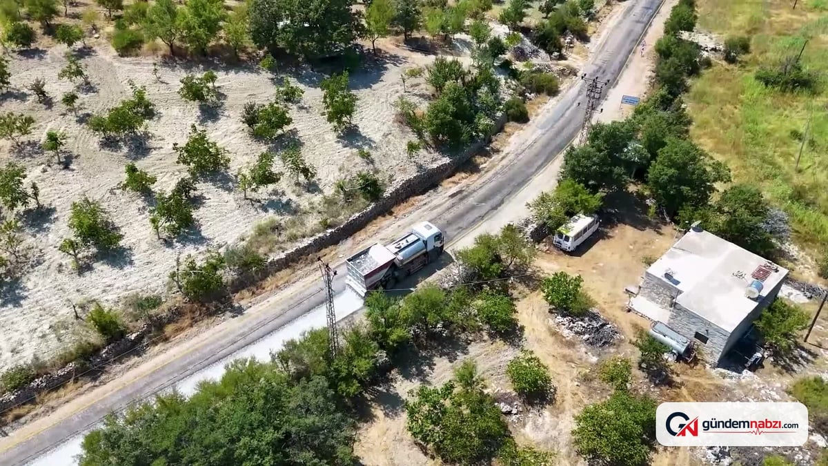 Mersin’de 35 kilometrelik Gülnar-Mut Yolu yenilendi