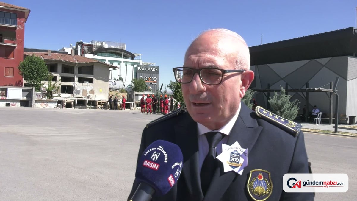 Ankara Büyükşehir Belediyesi Zabıta ekipleri afetlere hazırlık yapıyor