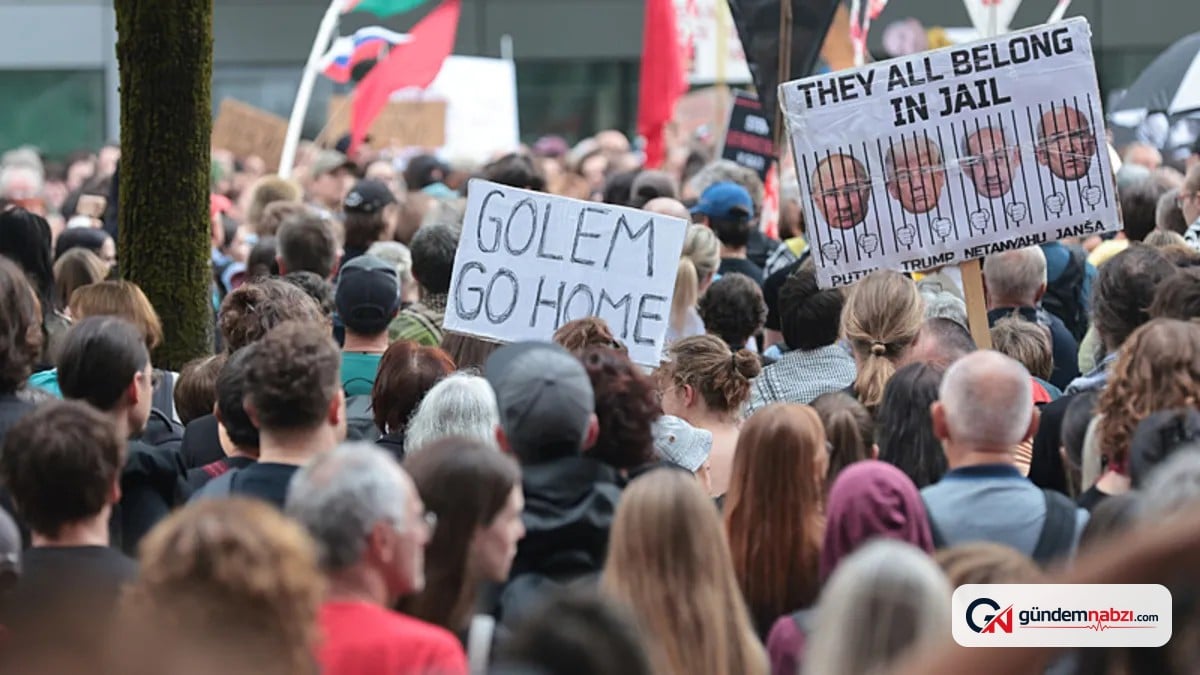 Slovenya'da halk, İsrail Büyükelçiliği açılmasını protesto etti