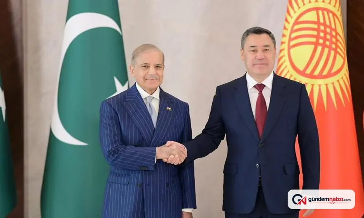 Shehbaz, Pakistan ile Kırgızistan arasındaki ticareti 200 milyon dolara çıkarma hedefini açıkladı
