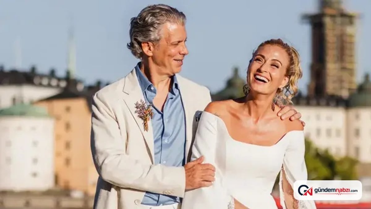 Ceyda Düvenci ile Güçlü Mete Stokholm'da evlendi