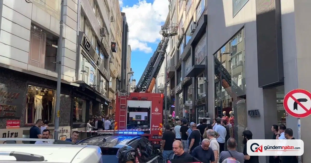 Şişli'de yangın paniği: Birinci kattan atlayan kişi yaralandı