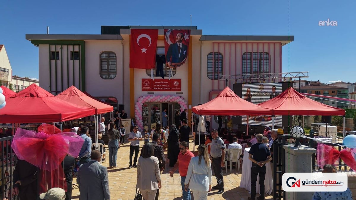 Kırıkkale Belediyesi'nin Pevrul Kavlak Gündüz Bakım Evi hizmete açıldı
