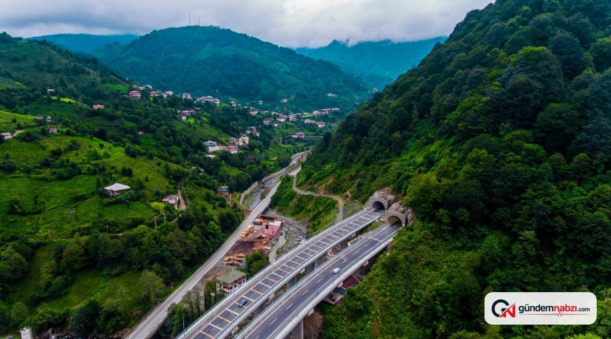 En uzun 5 tünelden 38,7 milyon araç geçti