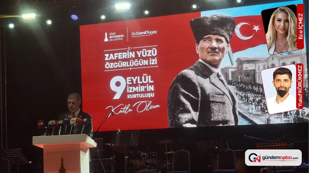 Cemil Tugay Cumhuriyete ve İzmir'in özgür ruhuna sahip çıkacağız dedi