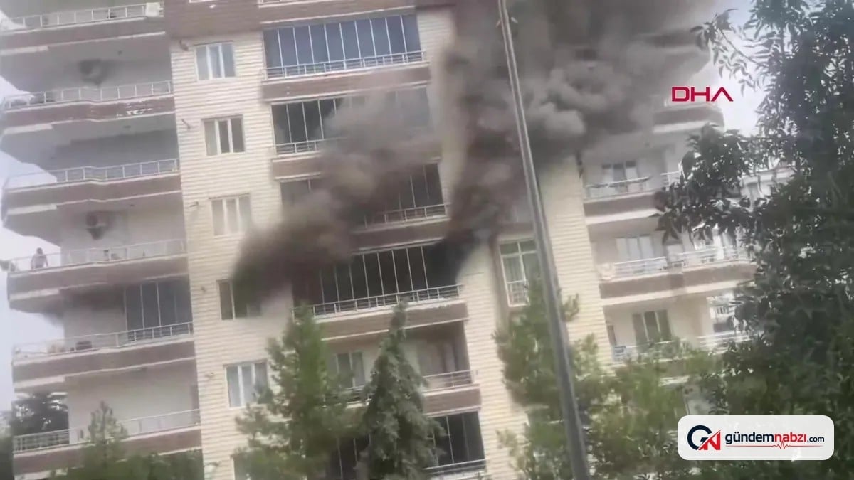 Diyarbakır Bağlar'da apartman yangınında 6 kişi dumandan etkilendi