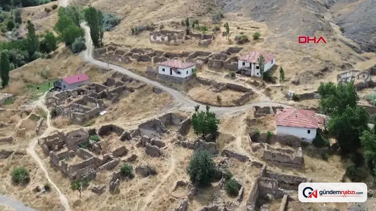 Sivas'ta Kışla Köyü'nde tek aile kaldı