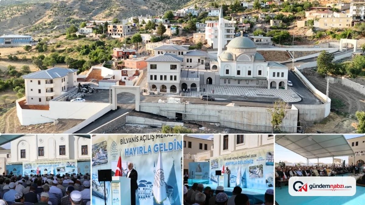 Bilvanis Camii ve Külliyesi hizmete açıldı