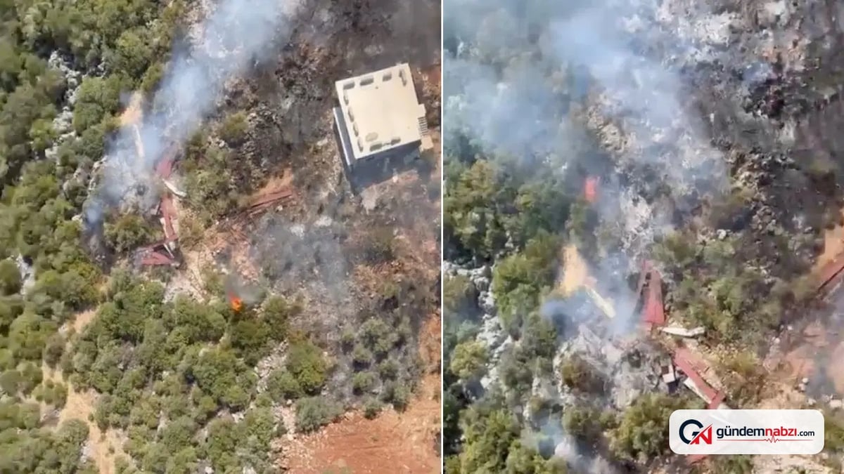 Antalya Kepez'de Orman Yangını çıktı