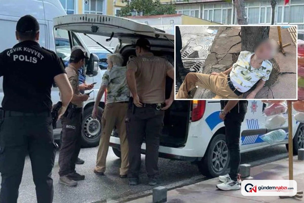 Samsun'da pamuk şekerci sokakta sızdı