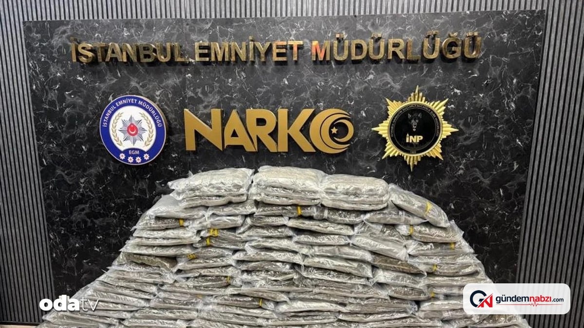 Esenyurt'ta 143 kilogram skunk ele geçirildi