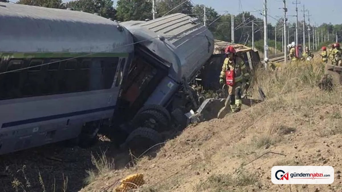 Polonya'da beton mikseri trene çarptı: 1 ölü, 20 yaralı