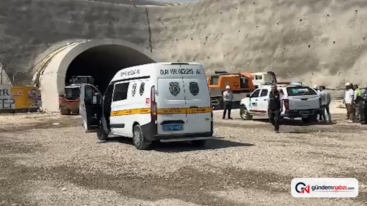 Gaziantep'teki Tünel inşaatında kaza: 1 işçi hayatını kaybetti, 5 yaralı
