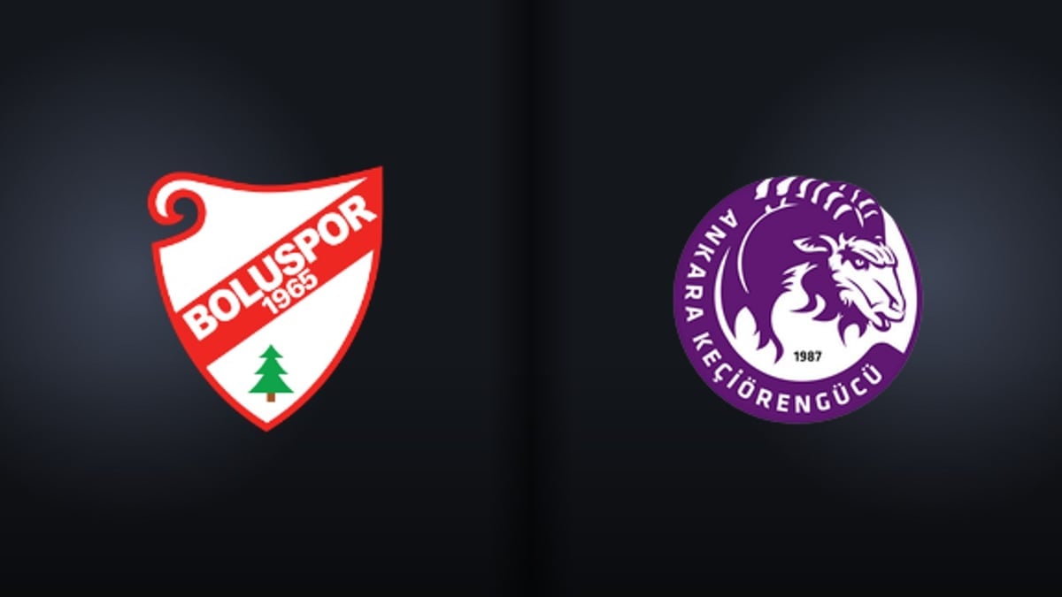 Boluspor, Keçtaş Ankara Keçiörengücü'ne 2-0 yenildi