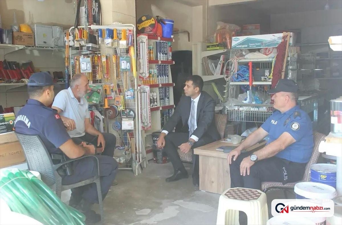 Göynücek Kaymakamı Akman, pazar ve esnaf ziyareti yaptı