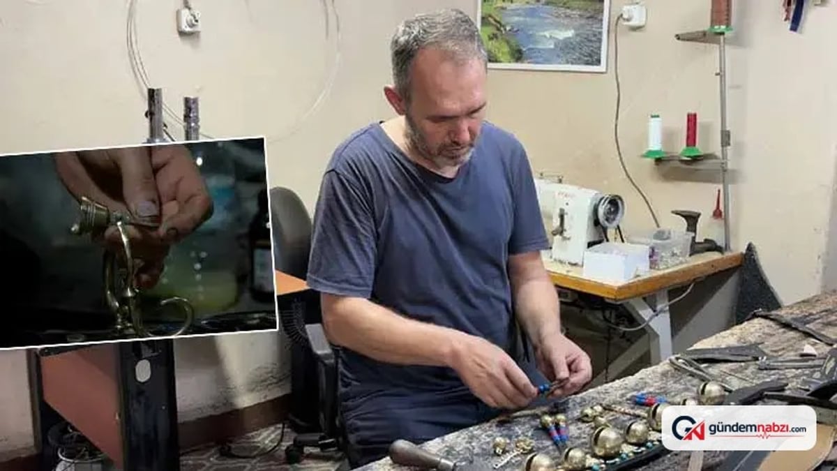 Bursa'da saraç ustası Melih Hızlıkurt 10 ülkeye ihracat yapıyor