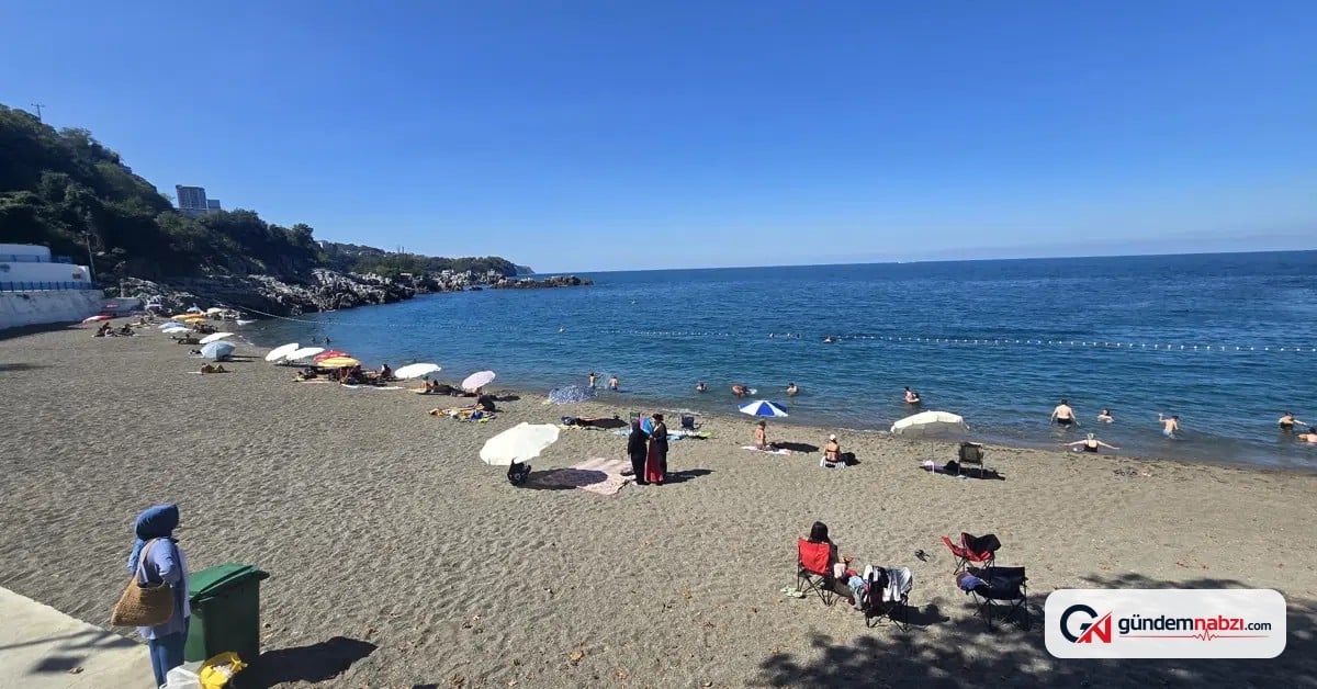 Denize girme yasağı sona erdi, Zonguldak sahilleri doldu