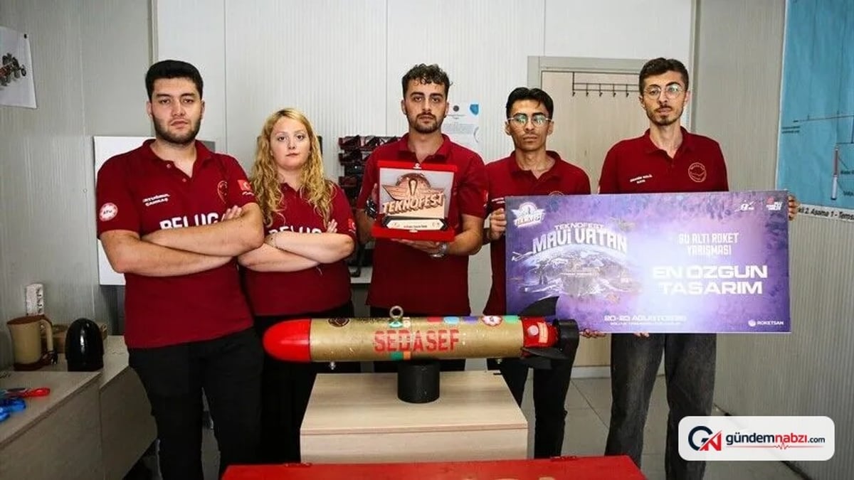 Teknofest'ten ödülle dönen gençlerin hedefi uluslararası başarı
