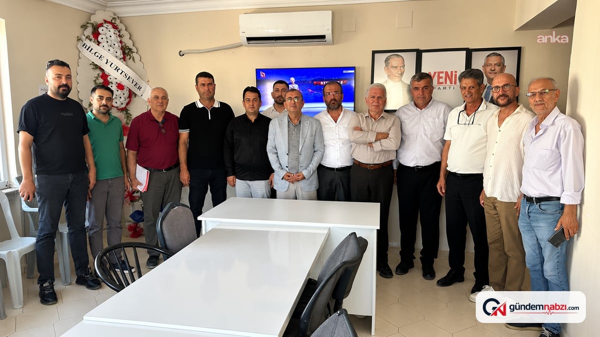 YENİ Parti, 11 ilçe başkanından Ünal Ateş’e destek kararı